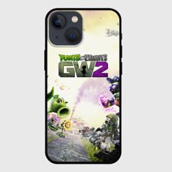 Чехол для iPhone 13 mini Plants vs zombies