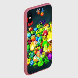 Чехол для iPhone XS Max матовый Plants vs. Zombies - фото 2