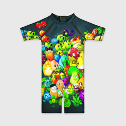 Детский купальный костюм 3D Plants vs. Zombies