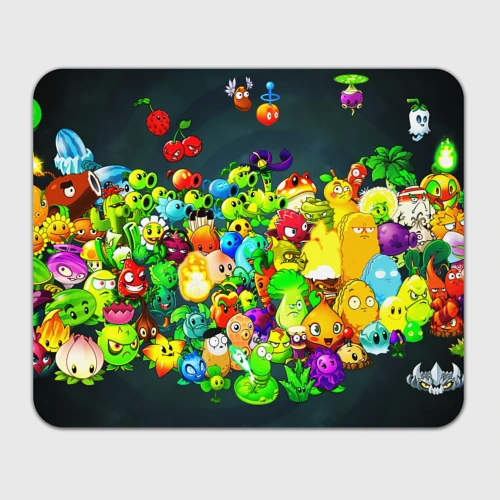 Прямоугольный коврик для мышки Plants vs. Zombies
