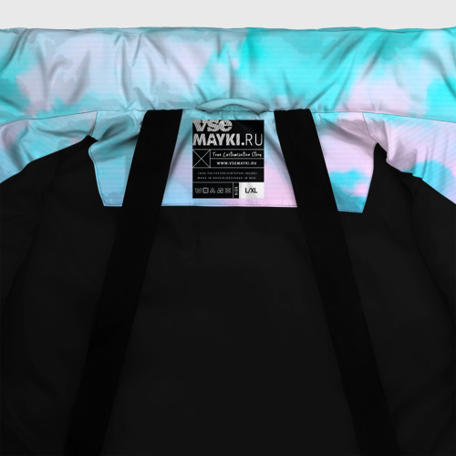 Мужская зимняя куртка 3D Hotline Miami, цвет черный - фото 7