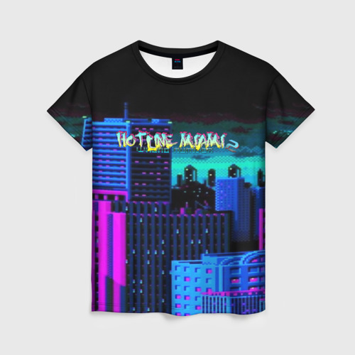 Женская футболка 3D Hotline Miami 2, цвет 3D печать