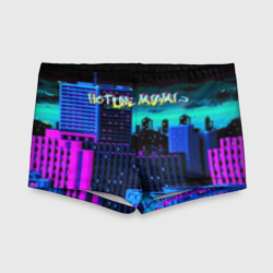 Детские купальные плавки 3D Hotline Miami 2