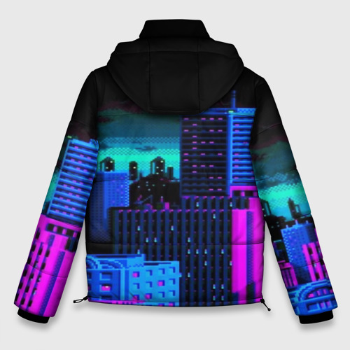 Мужская зимняя куртка 3D Hotline Miami 2, цвет черный - фото 2