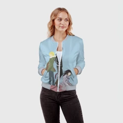 Женский бомбер 3D Yato, Yukine & Hiyori - фото 2