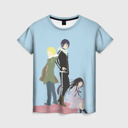 Женская футболка 3D Yato, Yukine & Hiyori