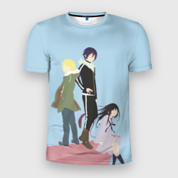 Мужская футболка 3D Slim Yato, Yukine & Hiyori