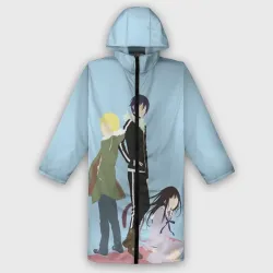 Дождевик унисекс 3D Yato, Yukine & Hiyori