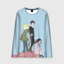 Мужской лонгслив 3D Yato, Yukine & Hiyori