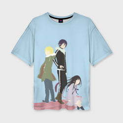 Женская футболка oversize 3D Yato, Yukine & Hiyori