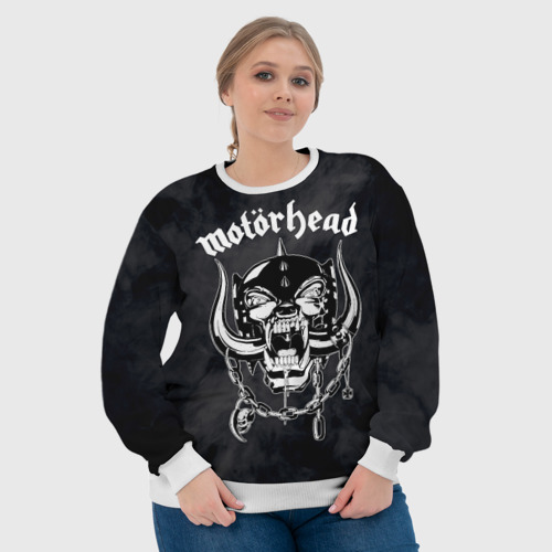 Женский свитшот 3D Motorhead Моторхэд, цвет 3D печать - фото 6