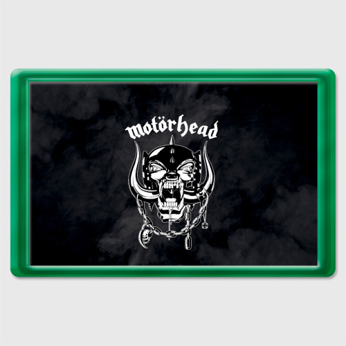 Магнит 45*70 Motorhead Моторхэд, цвет зеленый