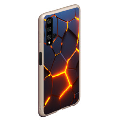 Чехол для Honor 20 Разлом неоновых плит в трехмерном - фото 2