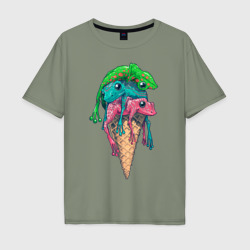 Мужская футболка хлопок Oversize IceCream