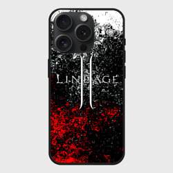 Чехол силиконовый для Apple iPhone 15 Pro матовый Lineage 2