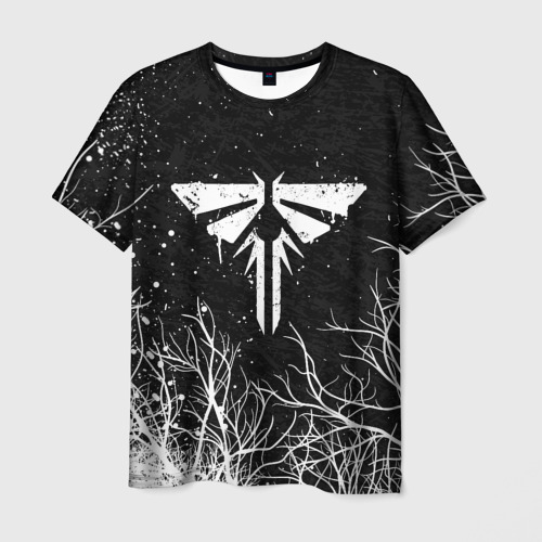 Мужская футболка с принтом The Last of Us цикады, вид спереди №1
