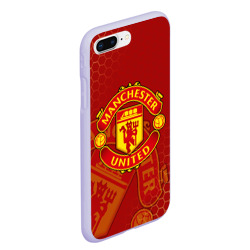 Чехол для iPhone 7Plus/8 Plus матовый Манчестер Юнайтед FCMU Manchester united - фото 2