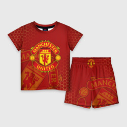 Детский костюм с шортами 3D Манчестер Юнайтед FCMU Manchester united