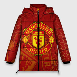 Женская зимняя куртка Oversize Манчестер Юнайтед FCMU Manchester united