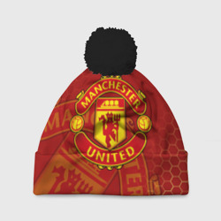 Шапка 3D c помпоном Манчестер Юнайтед FCMU Manchester united