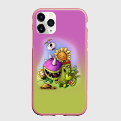 Чехол для iPhone 11 Pro Max матовый Plants vs. Zombies