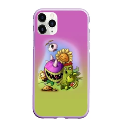 Чехол для iPhone 11 Pro Max матовый Plants vs. Zombies