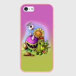 Чехол для iPhone 5/5S матовый Plants vs. Zombies