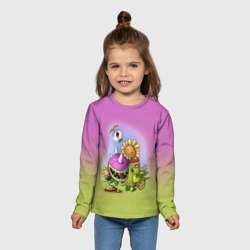 Детский лонгслив 3D Plants vs. Zombies - фото 2