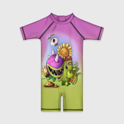 Детский купальный костюм 3D Plants vs. Zombies