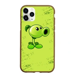 Чехол для iPhone 11 Pro Max матовый Plants vs. Zombies