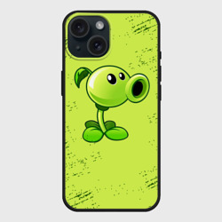 Чехол силиконовый для Apple iPhone 15 матовый Plants vs. Zombies