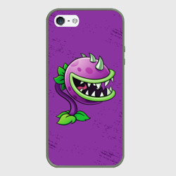 Чехол для iPhone 5/5S матовый Plants vs. Zombies