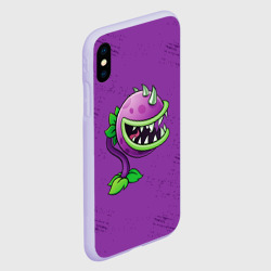 Чехол для iPhone XS Max матовый Plants vs. Zombies - фото 2