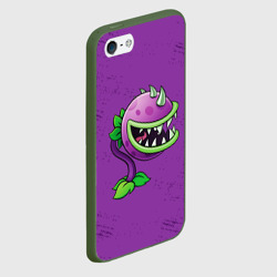Чехол для iPhone 5/5S матовый Plants vs. Zombies - фото 2