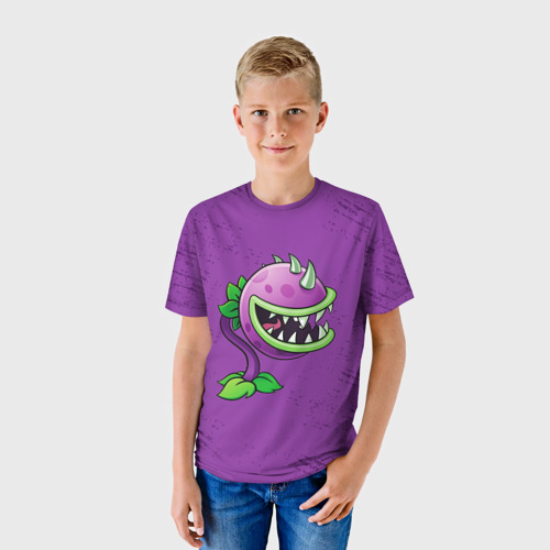 Детская футболка 3D Plants vs. Zombies, цвет 3D печать - фото 3