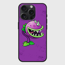Чехол силиконовый для Apple iPhone 15 Pro матовый Plants vs. Zombies