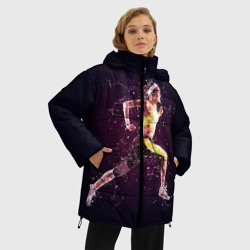 Женская зимняя куртка Oversize Бег, фитнес, спорт, спортсмен - фото 2