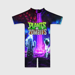 Детский купальный костюм 3D Plants vs.zombies