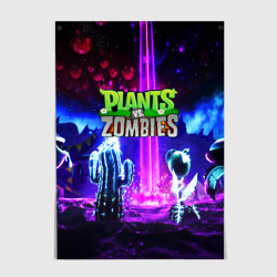 Постер Plants vs.zombies