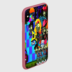 Чехол для iPhone XS Max матовый Зомби против Растений - фото 2