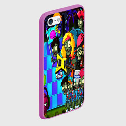 Чехол для iPhone 5/5S матовый Зомби против Растений - фото 2