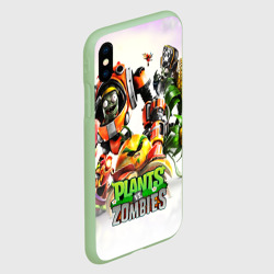 Чехол для iPhone XS Max матовый Plants vs.Zombies - фото 2