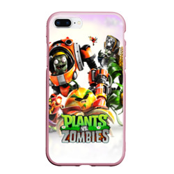 Чехол для iPhone 7Plus/8 Plus матовый Plants vs.Zombies