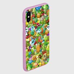 Чехол для iPhone XS Max матовый Plants vs zombies - фото 2