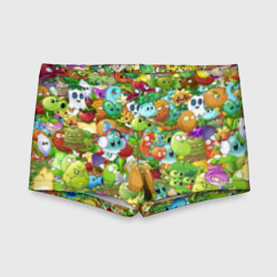 Детские купальные плавки 3D Plants vs zombies