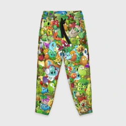 Детские брюки 3D Plants vs zombies
