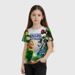 Детская футболка 3D Plants vs Zombies - фото 2