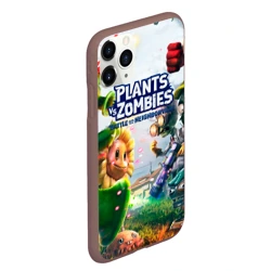 Чехол для iPhone 11 Pro Max матовый Plants vs Zombies - фото 2