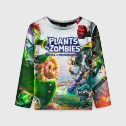 Детский лонгслив 3D Plants vs Zombies
