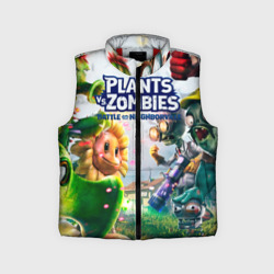 Детский жилет утепленный 3D Plants vs Zombies